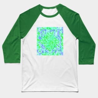 Blue and green abstract Baseball T-Shirt